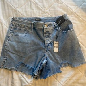 Express Mid-Rise Jean Shorts